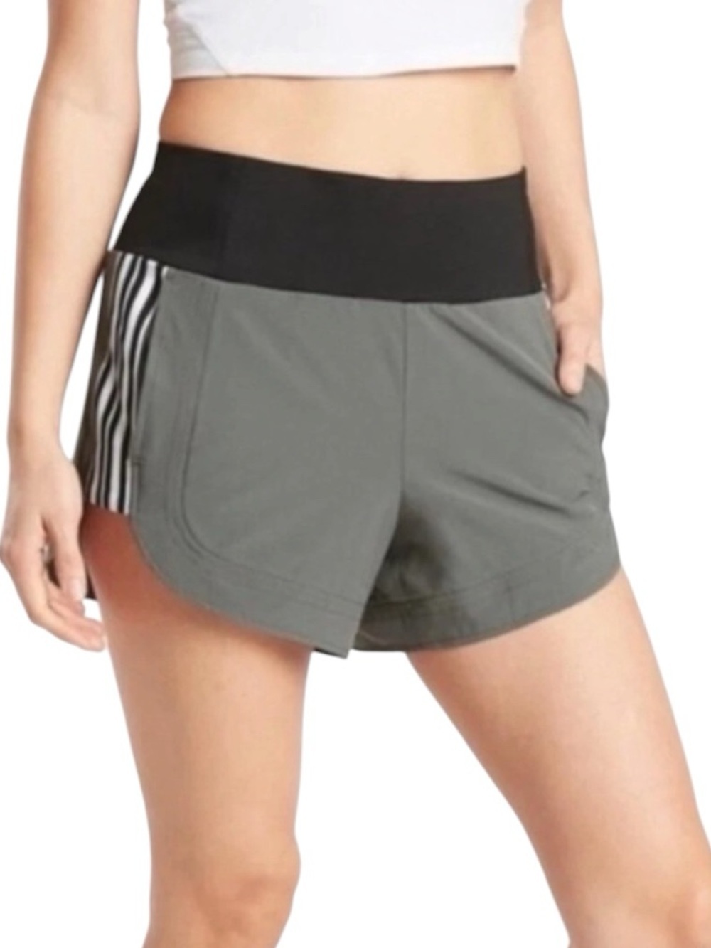Athleta Ascender UPF 50 Running Gym Shorts Size 0
